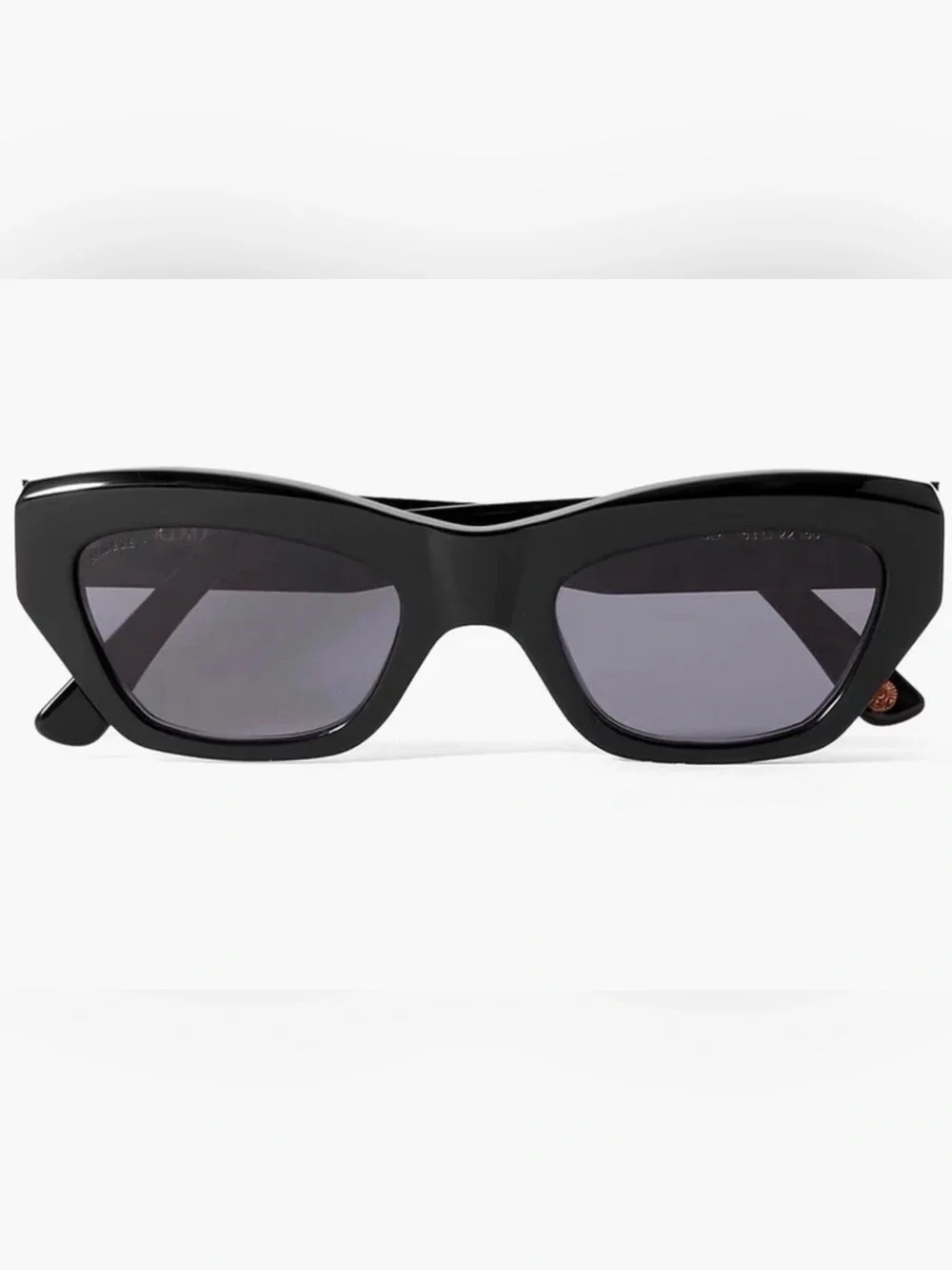 KIMEZE $569 Concept 3 Black Acetate Cat-Eye Sunglasses Handmade Made In Italy